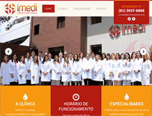 Tablet Screenshot of clinicaimedi.com